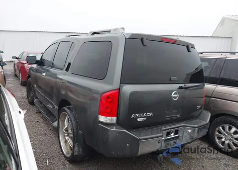 2007 Nissan Armada Se from USA, damaged, VIN 5N1BA08AX7N702497
